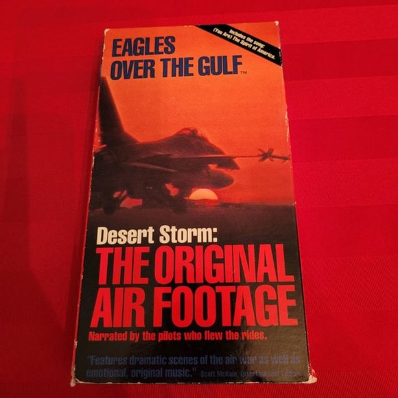 EAGLES OVER THE GULF Other - 1991 V.H.S. COPY OF EAGLES OVER THE GULF AERIAL COMBAT!!!